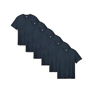 $8.99 | Amazon Essentials Men Regular-Fit Soft T-Shirts 6 Pk at Woot!