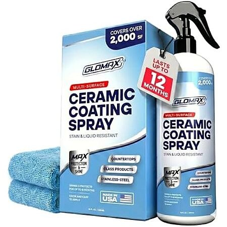 16-Oz GLOMAX Ceramic Coating for Cars w/ UV Protection