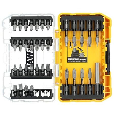 DEWALT Screwdriver Bit Set, 35 Pc, Steel, TOUGHGRIP (DWAF35SETBTG)