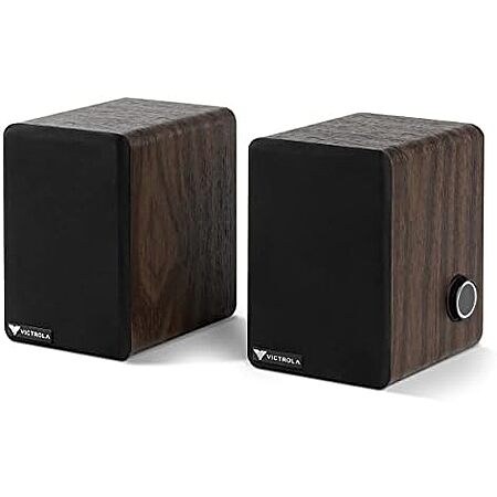 Victrola M1 Monitors – Powered Bookshelf Monitor Speakers (Black)