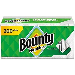 [AC] $2.69* | 200-Ct Bounty Paper Napkins at Amazon