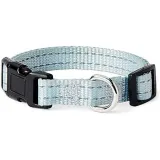Amazon Basics Reflective Polyester Dog Collar with Quick-Release Buckle, Adjustable…