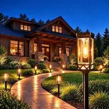 8-Pk KOOPER Outdoor Solar LED Pathway Lights (Warm White)