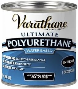 [AC] $7.19 | 8-Oz Varathane Water-Based Ultimate Polyurethane (Crystal Clear Gloss) at Amazon