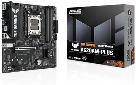 [AC] $98.19 | TUF Gaming A620AM-PLUS WiFi AMD A620A mATX Motherboard at Amazon