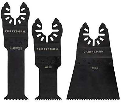 [NEW] $12.98 | 3-Piece CRAFTSMAN Oscillating Tool Blades Cutting Set (CMAO202) at Amazon