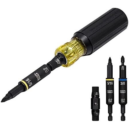 Klein Tools 32500HD 11-in-1 Multi-Bit Impact Screwdriver/Nut Driver