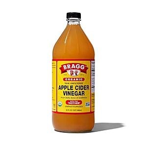 [NEW] $4.72 | 32-Oz Bragg Organic Raw Apple Cider Vinegar at Amazon