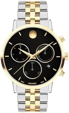 Movado Museum Classic Chrono Men's Swiss Stainless Steel Watch, 42 mm