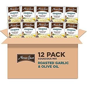 [NEW, SnS] $14.19 | 12-Pack 5.8-Oz Near East Couscous Mix (Roasted Garlic & Olive Oil) at Amazon