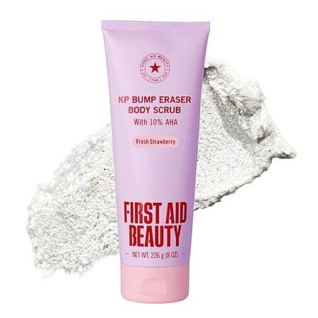 8-Oz First Aid Beauty KP Bump Eraser Scrub, 10% AHA, Sensitive Skin