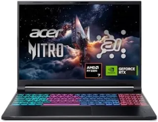 Acer Nitro V 16S AI Gaming Laptop | AMD Ryzen 7 260 | RTX 5060 Laptop GPU (572 AI Tops) | 16" WUXGA IPS 180Hz | 32GB DDR5 | 1TB Gen 4 SSD