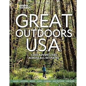 [Prime] $12.71 | Great Outdoors U.S.A.: 1,000 Adventures Across All 50 States (National Geographic, Paperback) at Amazon