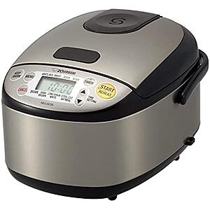 [Prime] $121.49* | Zojirushi 3-Cup Micom Rice Cooker and Warmer (NS-LGC05XB) at Amazon