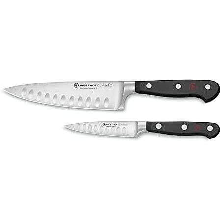 2-Pc Wüsthof Classic Hollow Edge Chef's Knife Set (6" & 3.5")