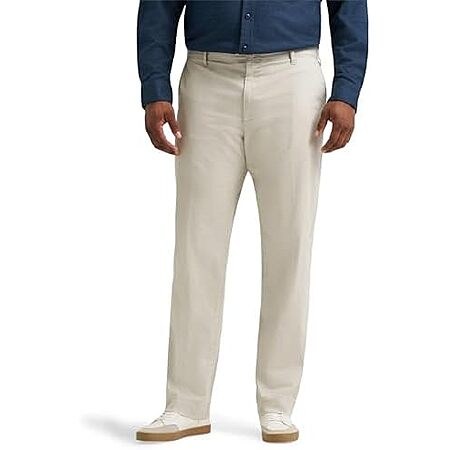 [Prime] $17.15* | Lee Men's Extreme Motion Flat Front Regular Straight Pant (Various Big & Reg Sizes) at Amazon