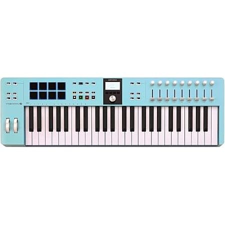 Arturia KeyLab Essential mk3 USB MIDI Controller, 49 Key - Aquamarine