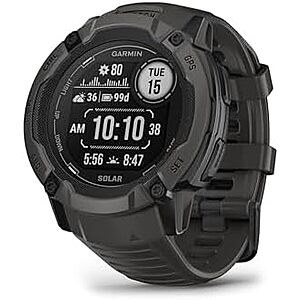 [Prime] $219.99 | Garmin Instinct 2X Solar, Rugged GPS Smartwatch (Renewed) at Amazon