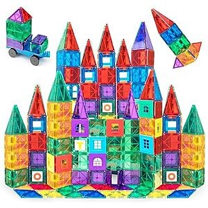 [Prime] $23.99* | 100-Pc Playmags 3D Magnetic Tiles Building Blocks Set at Amazon