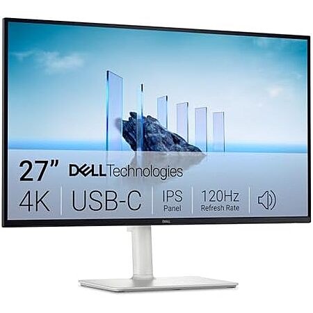 27" Dell 27 Plus S2725QC 4K 120Hz 0.03ms FreeSync Premium IPS Monitor w/ USB Hub