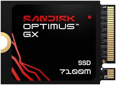 Sandisk Optimus GX 7100M 2TB NVMe SSD, PCIe 4.0, M.2 2230