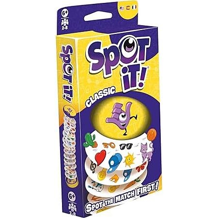 [Prime] $5.49 | Asmodee Spot It! Classic Card Game (2024 Refresh) at Amazon
