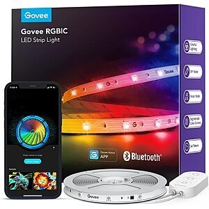 [Prime] 16.4' Govee RGBIC Bluetooth LED Strip Lights $9.99 + Free Shipping