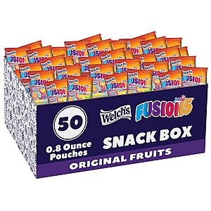 [Prime] 50-Pack 0.8-Ounce Welch's Juicefuls Fusions Fruit Snacks $9.04 w/ S&S + Free Shipping