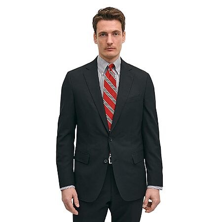 Brooks Brothers Men's Slim Fit Performance Series Suit Jacket (Black)
