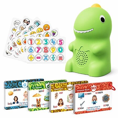 [Prime] KOKODI Toddlers' Interactive Dinosaur Talking Pen ABC 123 Educational Set w/ 73 Learning Cards $28.26 + Free Shipping
