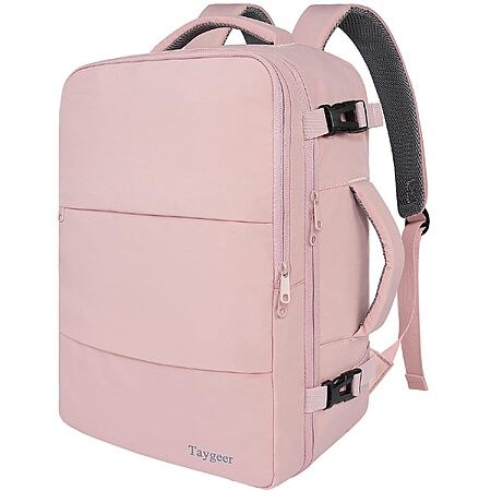 [Prime] Taygeer 16.8" TSA-Approved Carry On Travel Backpack (Pink) $19.99 + Free Shipping