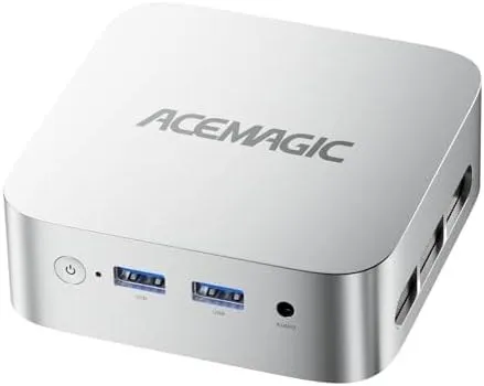 ACEMAGIC V1 Mini PC, AMD Ryzen 3500U, 16GB RAM 256GB SSD Win 11 Pro