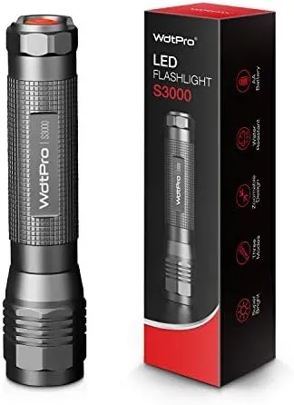WdtPro S3000 1600-Lumen 3-Mode IP67 LED Flashlight