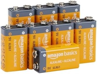 [Prime, SnS] $9.62* | 8-Count Amazon Basics 9V Alkaline Batteries at Amazon