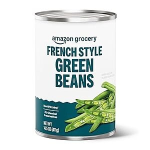 [Prime, SnS, AC] $2.68* | 4 × 14.5-Oz Amazon Grocery French Style Green Beans (67.1￠ each) at Amazon