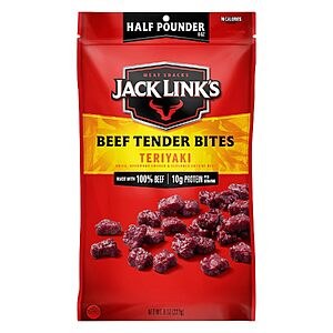 [S&S] $5.34: Jack Link's Teriyaki Beef Tender Bites - 8 oz