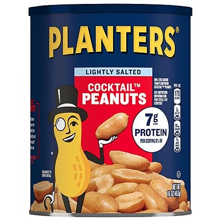 16 Oz Planters Cocktail Peanuts (Lightly Salted)