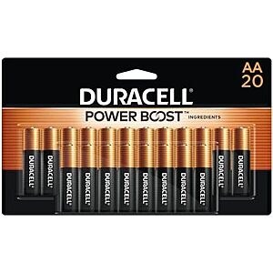 [SnS] $11.48 | 20-Count DURACELL Coppertop AA Batteries at Amazon (57.4￠ each)