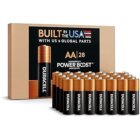 [SnS] $13.96 | 28-Count DURACELL Coppertop AA Alkaline Batteries at Amazon (49.9￠ each)
