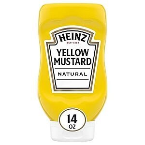 [SnS, AC] $1.05* | 14-Ounce Heinz Yellow Mustard at Amazon