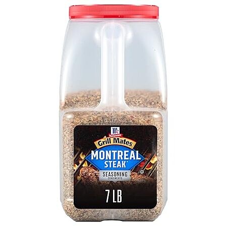 7-Lbs. McCormick Grill Mates Montreal Steak Seasoning Container