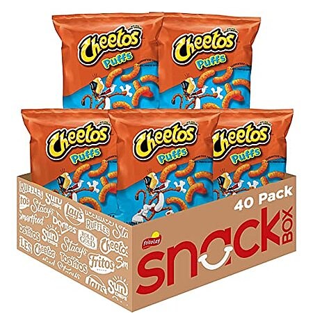 40-Pk 0.875-Oz Cheetos Puffs Flavored Cheese Snacks