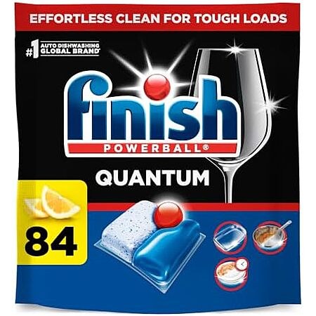 84-Count Finish Quantum Dishwasher Pods (Lemon)