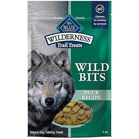 Select Amazon Accts: 4oz. Blue Buffalo Wilderness Wild Dog Treats (Duck/Chicken)