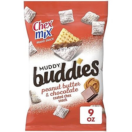 11 × 9-Oz Chex Mix Muddy Buddies Snack Mix (Peanut Butter & Chocolate) (