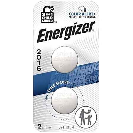 [SnS, AC] $3.08 | 2-Count Energizer 2016 3V Lithium Coin Batteries at Amazon
