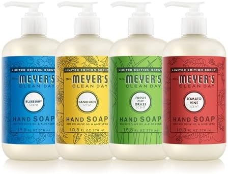 3 × 4-Pk 12.5-Oz Mrs. Meyer's Clean Day Summer Liquid Hand Soap Set (