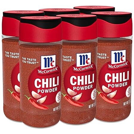 6-Pack 2.5-Oz McCormick Chili Powder