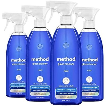 [SnS, AC] $7.87* | 4-Pack 28-Oz Method Glass Cleaner Sprays (Mint) at Amazon