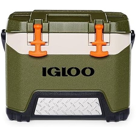 25-Qt Igloo BMX Insulated Hard Shell Cooler (Green & Orange)